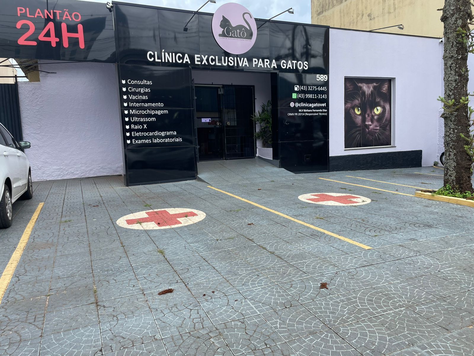 Fachada da Clínica Gatô Arapongas